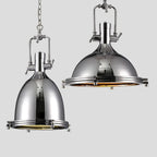 Pendant Light | Polished Chrome & Integrated Diffuser