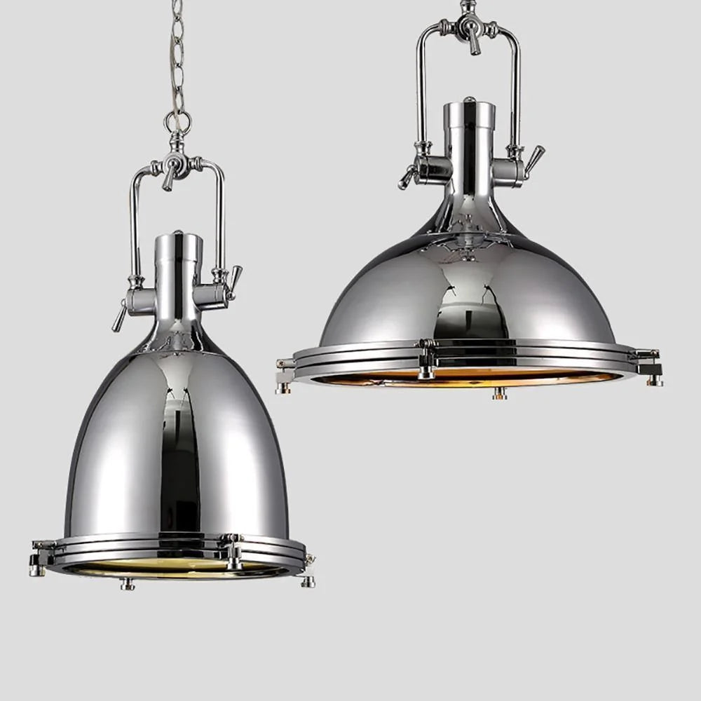 Pendant Light | Polished Chrome & Integrated Diffuser
