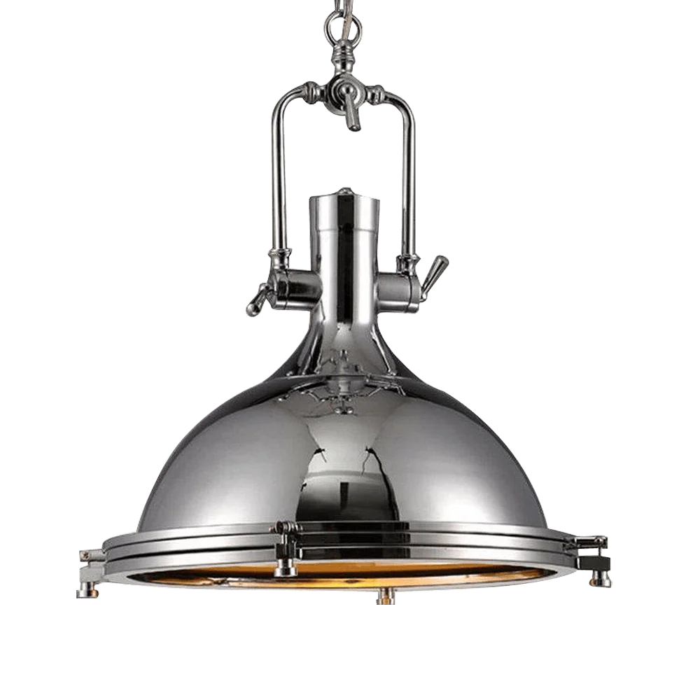 Pendant Light | Polished Chrome & Integrated Diffuser