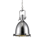 Pendant Light | Polished Chrome & Integrated Diffuser