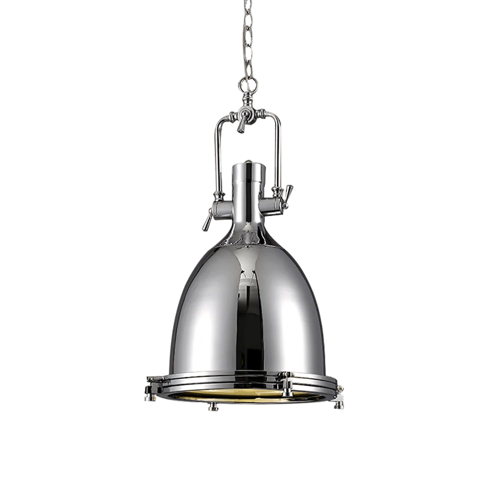Pendant Light | Polished Chrome & Integrated Diffuser