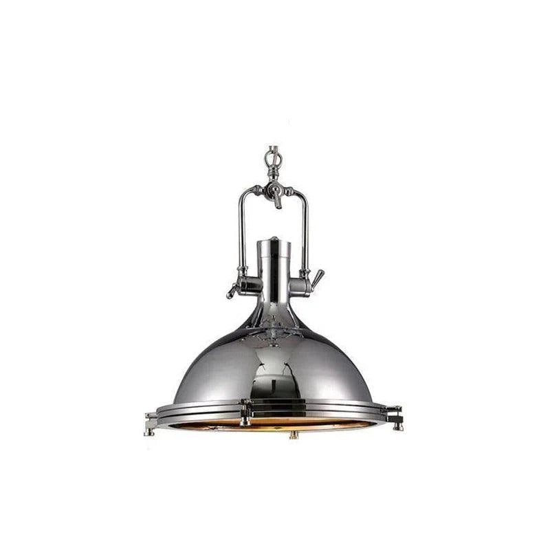 Pendant Light | Polished Chrome & Integrated Diffuser
