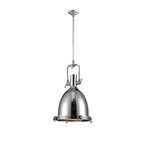 Pendant Light | Polished Chrome & Integrated Diffuser