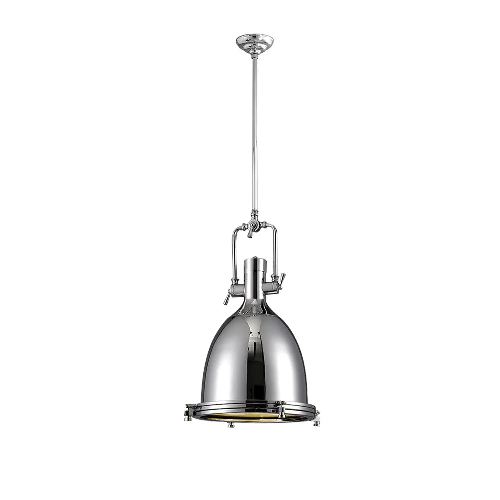 Pendant Light | Polished Chrome & Integrated Diffuser