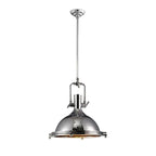 Pendant Light | Polished Chrome & Integrated Diffuser