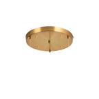 Pendant Light | Ribbed Glass & Brass Finish | Adjustable Cable