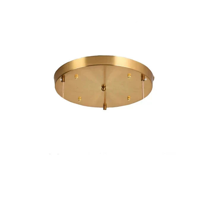 Pendant Light | Ribbed Glass & Brass Finish | Adjustable Cable