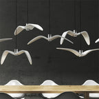 Pendant Light | Seagull-Inspired Bird-Wing & Resin | 39 x 12 cm