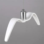 Pendant Light | Seagull-Inspired Bird-Wing & Resin | 39 x 12 cm