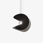 Pendant Light | Shell Design & Integrated LED | Black