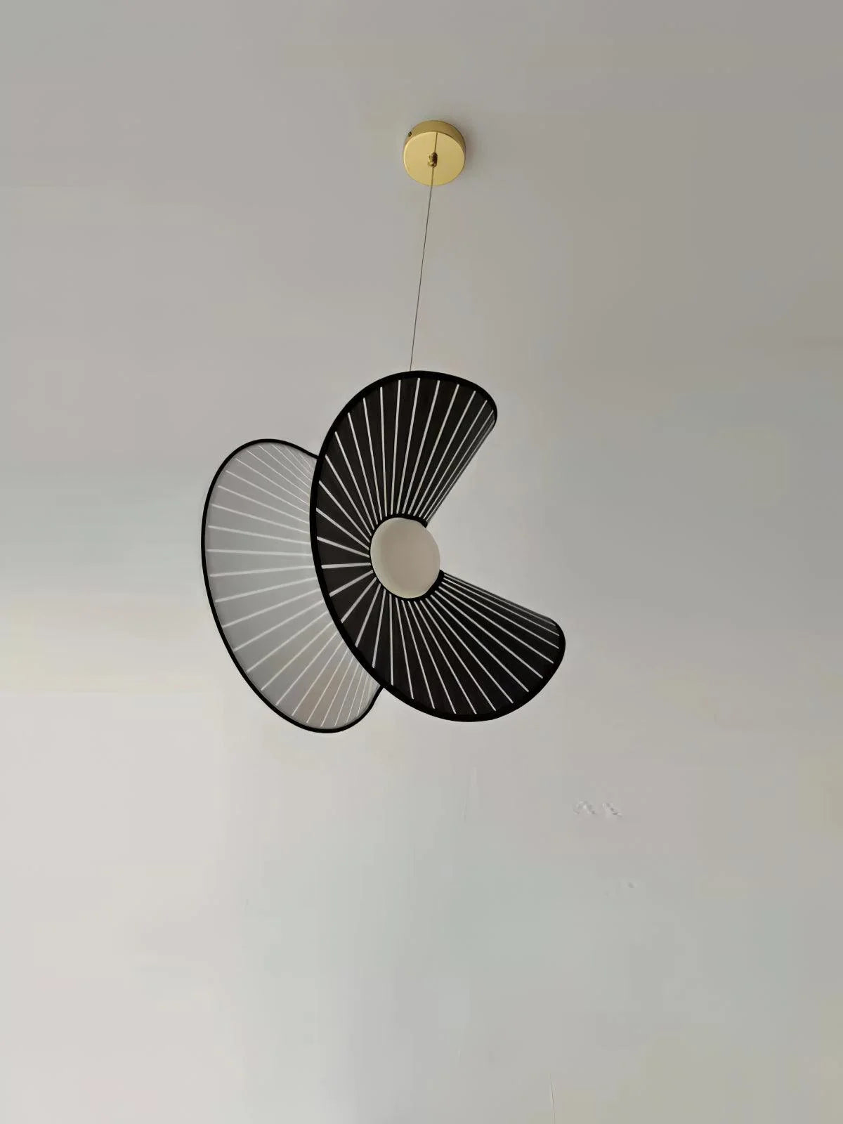 Pendant Light | Shell Design & Integrated LED | Black