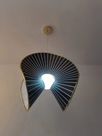 Pendant Light | Shell Design & Integrated LED | Black