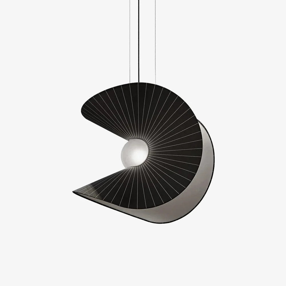 Pendant Light | Shell Design & Integrated LED | Black