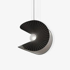 Pendant Light | Shell Design & Integrated LED | Black