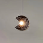 Pendant Light | Shell Design & Integrated LED | Black