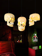 Pendant Light | Skull Design Resin & Metal | 150 cm Adjustable Cable