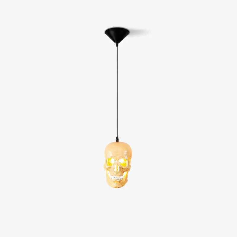 Pendant Light | Skull Design Resin & Metal | 150 cm Adjustable Cable