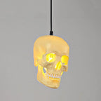 Pendant Light | Skull Design Resin & Metal | 150 cm Adjustable Cable