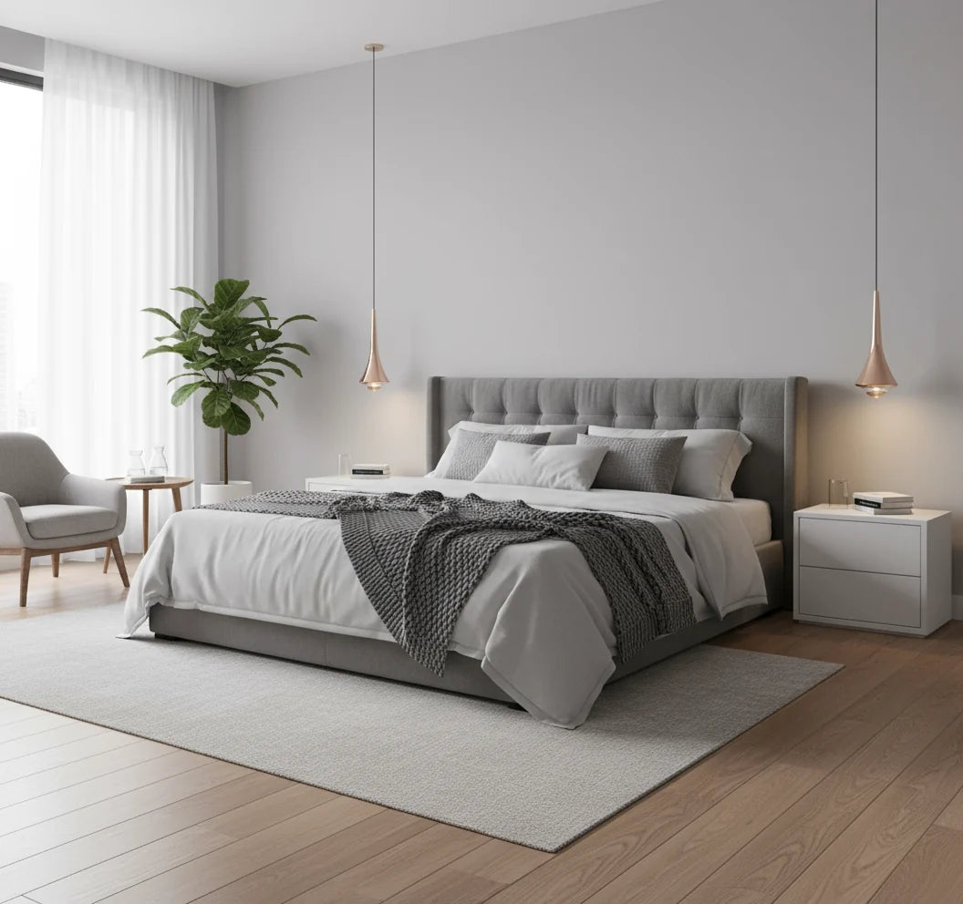 Pendant Light | Teardrop Glass & Aluminum | 3-Color Adjustable LED