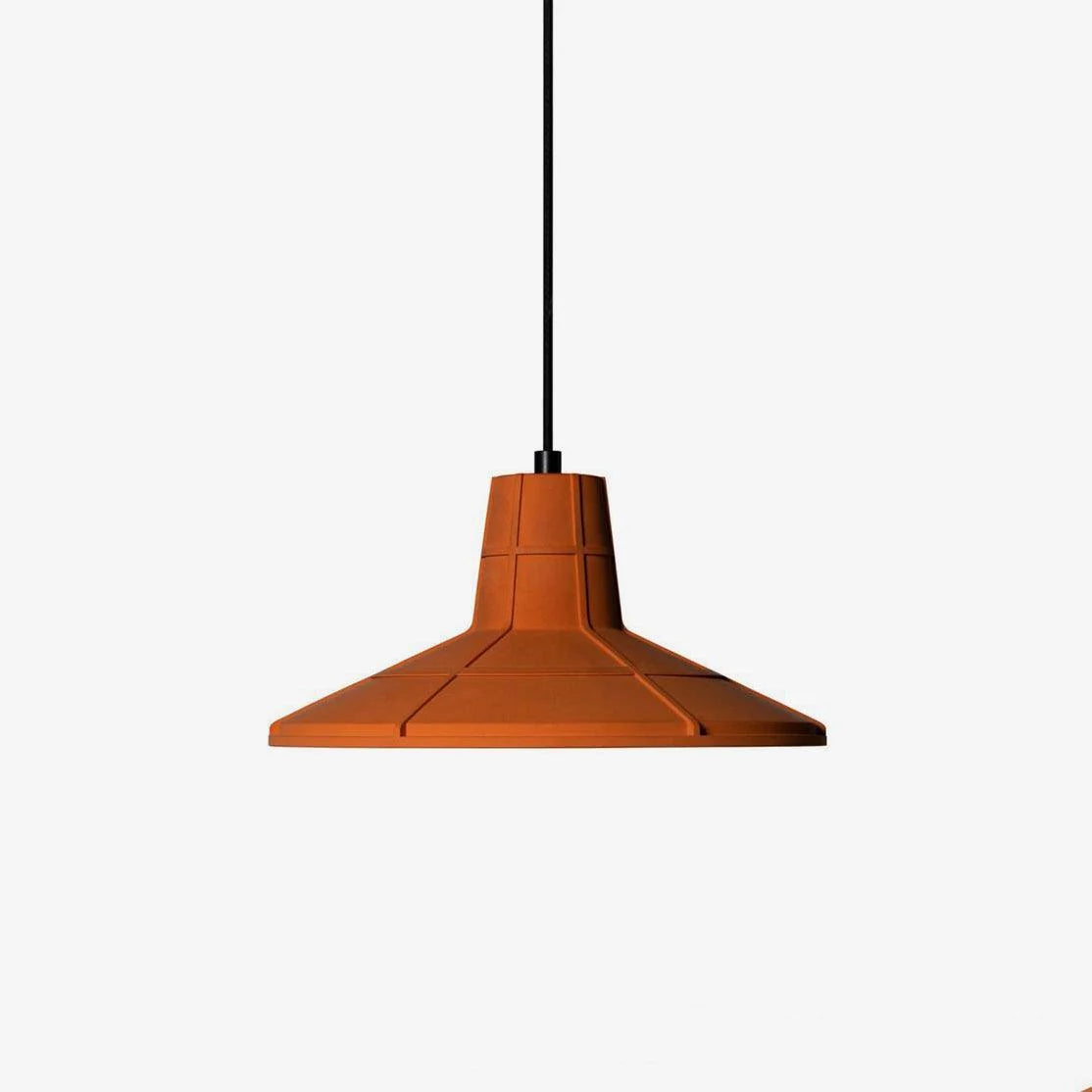 Pendant Light | Terracotta Cement & Metal | E26/E27 Compatible