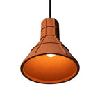 Pendant Light | Terracotta Cement & Metal | E26/E27 Compatible