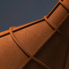 Pendant Light | Terracotta Cement & Metal | E26/E27 Compatible