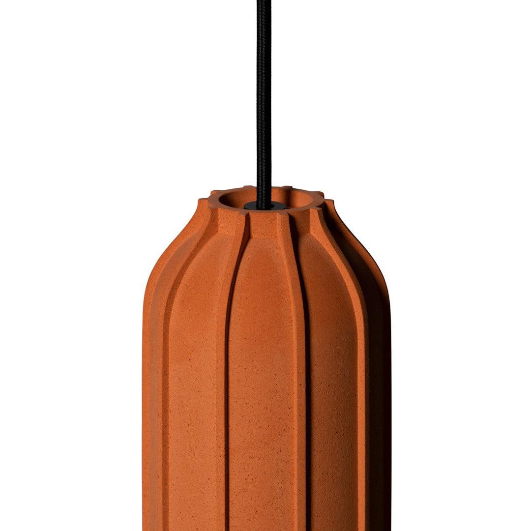Pendant Light | Terracotta Cement & Metal | E26/E27 Compatible