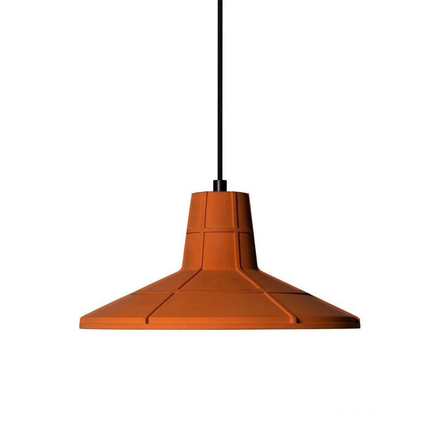 Pendant Light | Terracotta Cement & Metal | E26/E27 Compatible