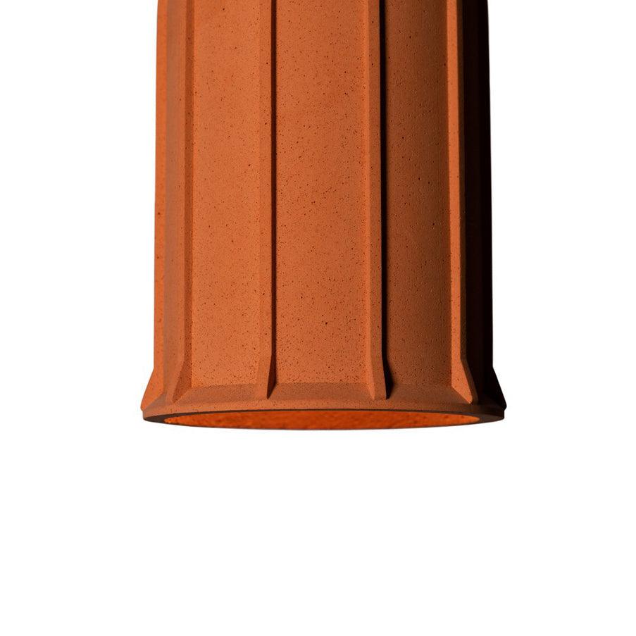 Pendant Light | Terracotta Cement & Metal | E26/E27 Compatible