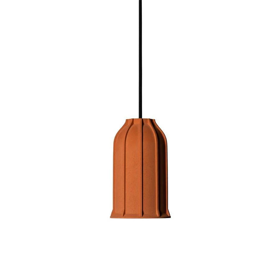 Pendant Light | Terracotta Cement & Metal | E26/E27 Compatible