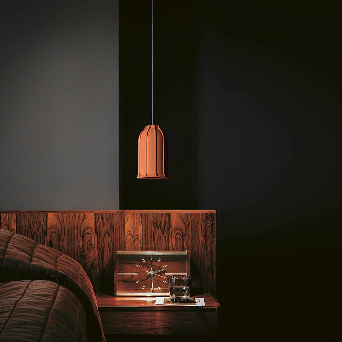 Pendant Light | Terracotta Cement & Metal | E26/E27 Compatible