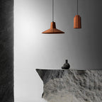Pendant Light | Terracotta Cement & Metal | E26/E27 Compatible