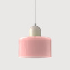 Pendant Light | Two-Tier Glass Shade & Warm Diffused Light