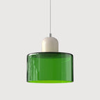 Pendant Light | Two-Tier Glass Shade & Warm Diffused Light