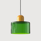 Pendant Light | Two-Tier Glass Shade & Warm Diffused Light