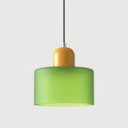 Pendant Light | Two-Tier Glass Shade & Warm Diffused Light
