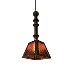 Pendant Light | Walnut & Ash Wood Glass Shade | 20 cm Diameter