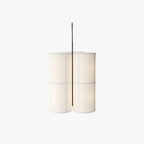 Pendant Light | Japanese Lantern Fabric Shade | Slim Metal Frame