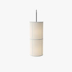 Pendant Light | Japanese Lantern Fabric Shade | Slim Metal Frame