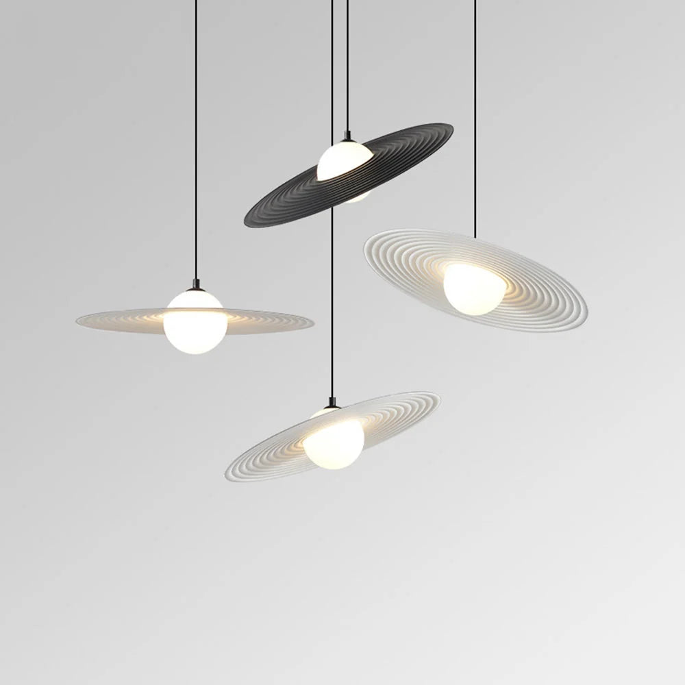 Pendant Light | Star Ring Acrylic Shade | Two-Color G9 LED Included