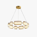 Pendant Light | Minimalist Copper Ring & Glass Shade | Dimmable LED