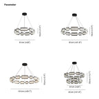 Pendant Light | Minimalist Copper Ring & Glass Shade | Dimmable LED