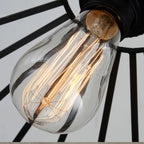 Pendant Light | Rope-Wrapped Iron Dome Shade | LED Bulb Included