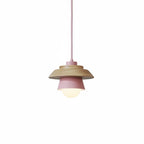 Pendant Light | Conical Aluminum Shade & Wood Accent | 90 cm Drop