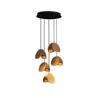 Pendant Light | Wood & Metal Integrated LED | Adjustable Suspension