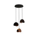 Pendant Light | Wood & Metal Integrated LED | Adjustable Suspension