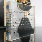 Periodic Table Display | Illuminated Acrylic & Wooden Base | 83 Real Elements