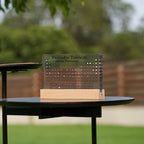 Periodic Table Display | Laser-Engraved Acrylic & 83 Real Elements | Three Sizes