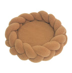 Pet Bed | Braided Edge & Soft Plush | Machine Washable