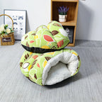 Pet Bed | Cuddly Fleece Donut & Machine Washable | 43×43×25 cm